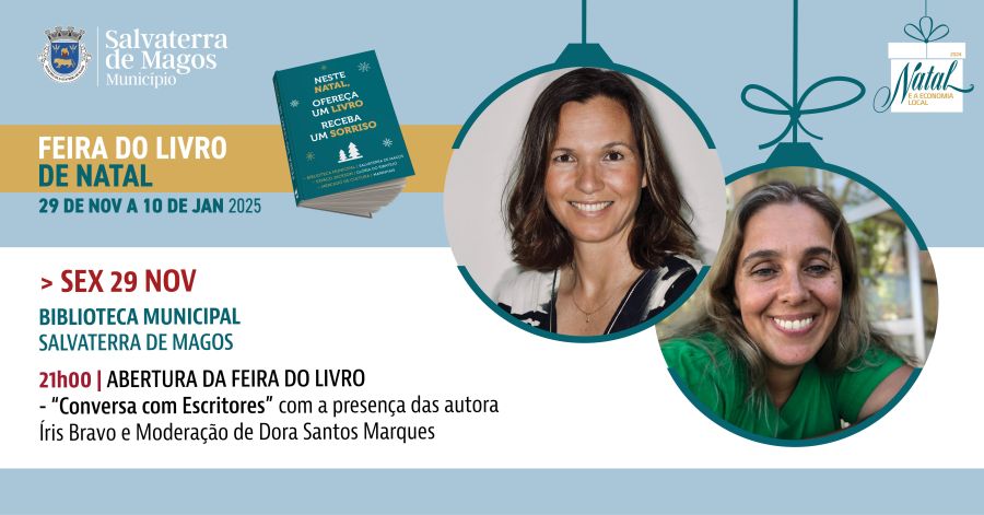 Feira do Livro de Natal | 'Conversa com Escritores' com a autora Íris Bravo