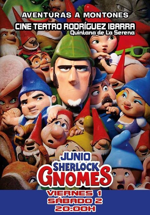 Película «Sherlock Gnomes» || Cine-teatro Rodríguez Ibarra