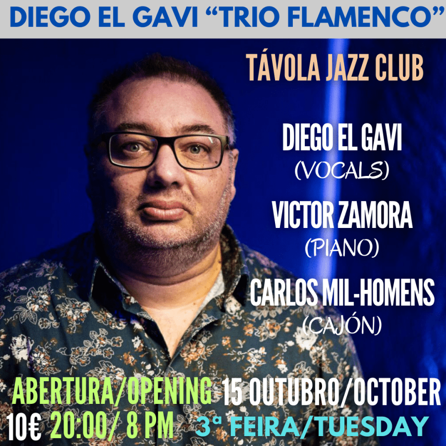 Diego El Gavi “Trio Flamenco” - Live Jazz no Távola Jazz Club