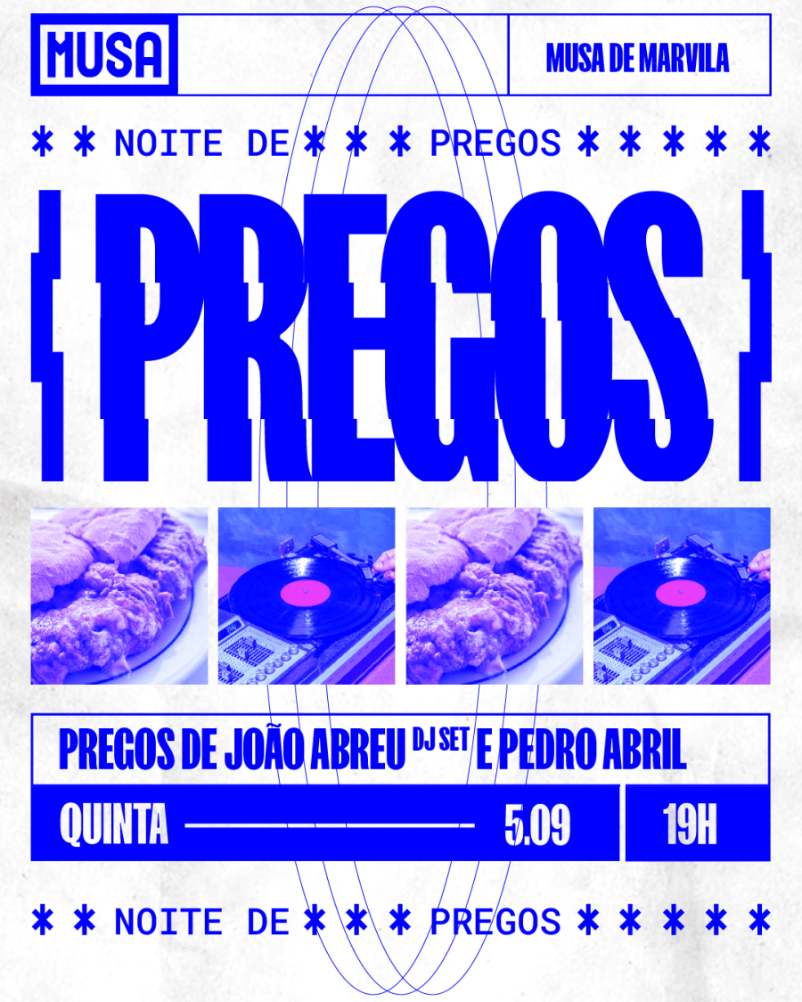 Noite de Pregos: DJ Set e Pregos no Pão