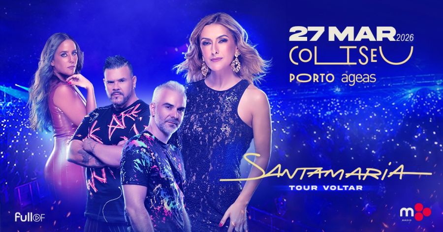 Santamaria actuam no Coliseu do Porto Ageas a 27 de Março de 2026!