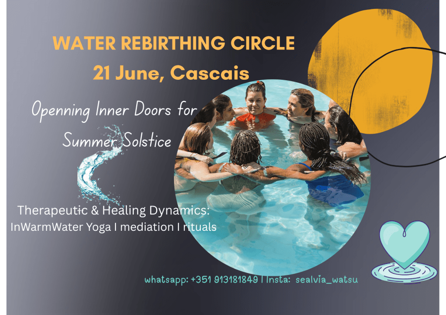 Círculo Águas de Renovação (yoga I meditação na água) - Solísticio de Verão