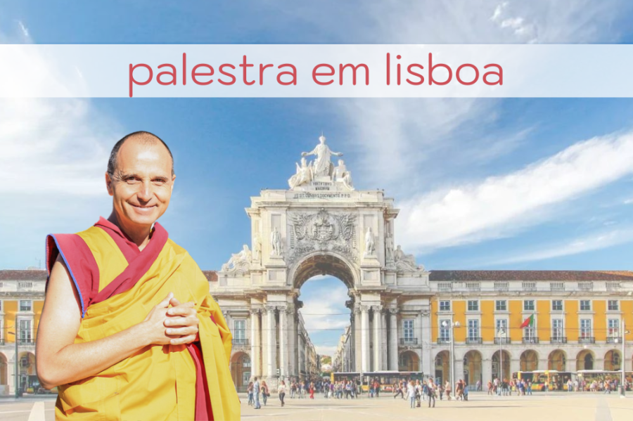 Palestra em Lisboa com o monge Gen Rigden
