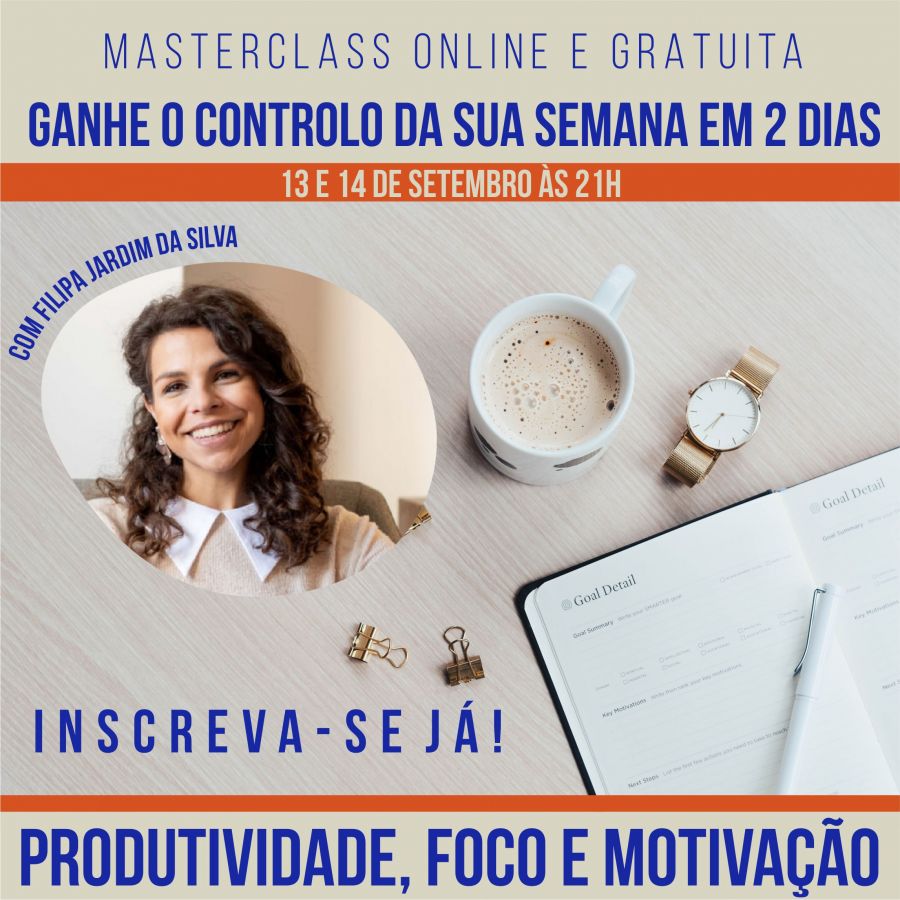 Masterclass Ganhe o Controlo da sua semana em 2 dias