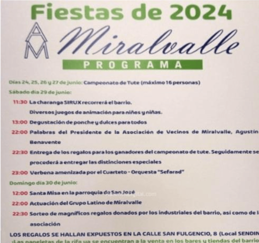 Fiestas Miralvalle