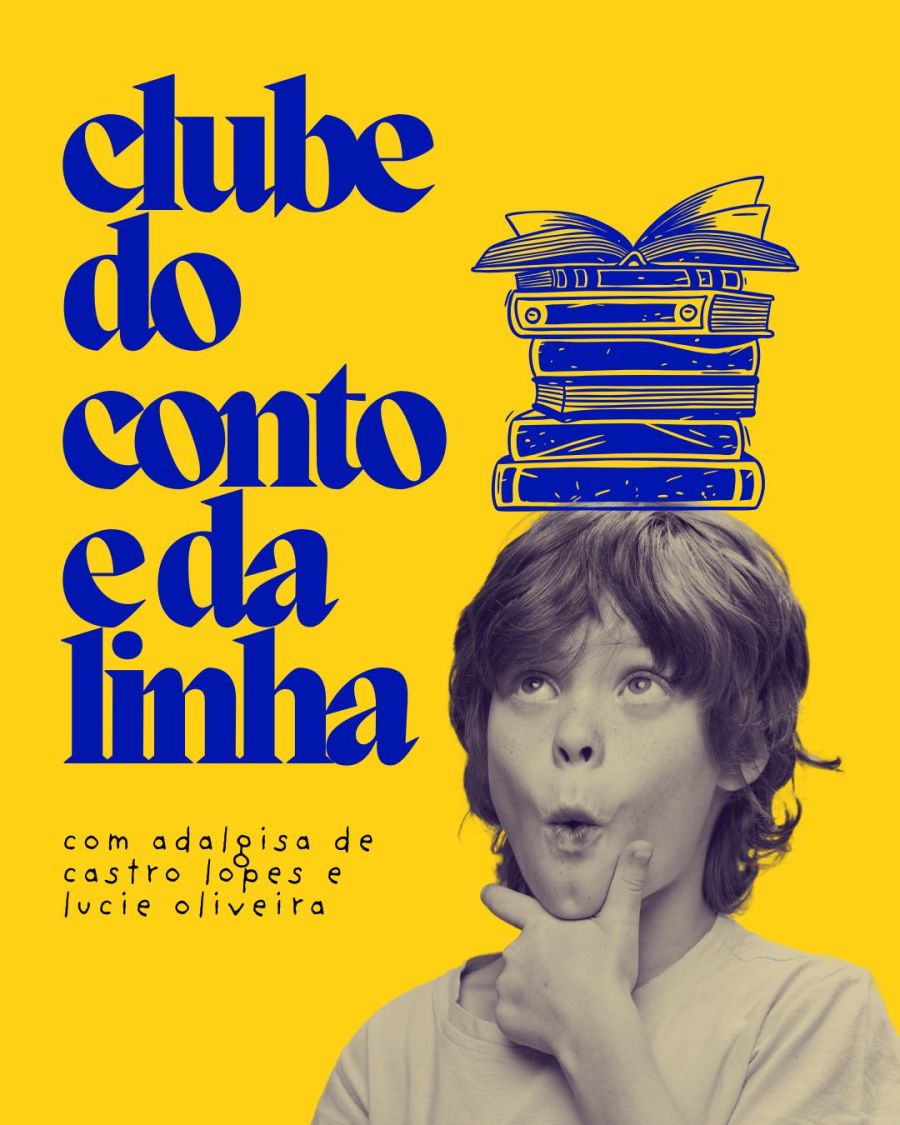 CLUBE DO CONTO E DA LINHA - Uma oficina para famílias, onde crianças e adultos exploram juntos o poder das histórias, da imaginação e da criação artística