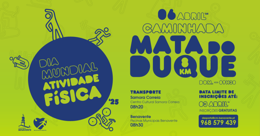 ADIADA - Caminhada na Mata do Duque – Dia Mundial da Atividade Física