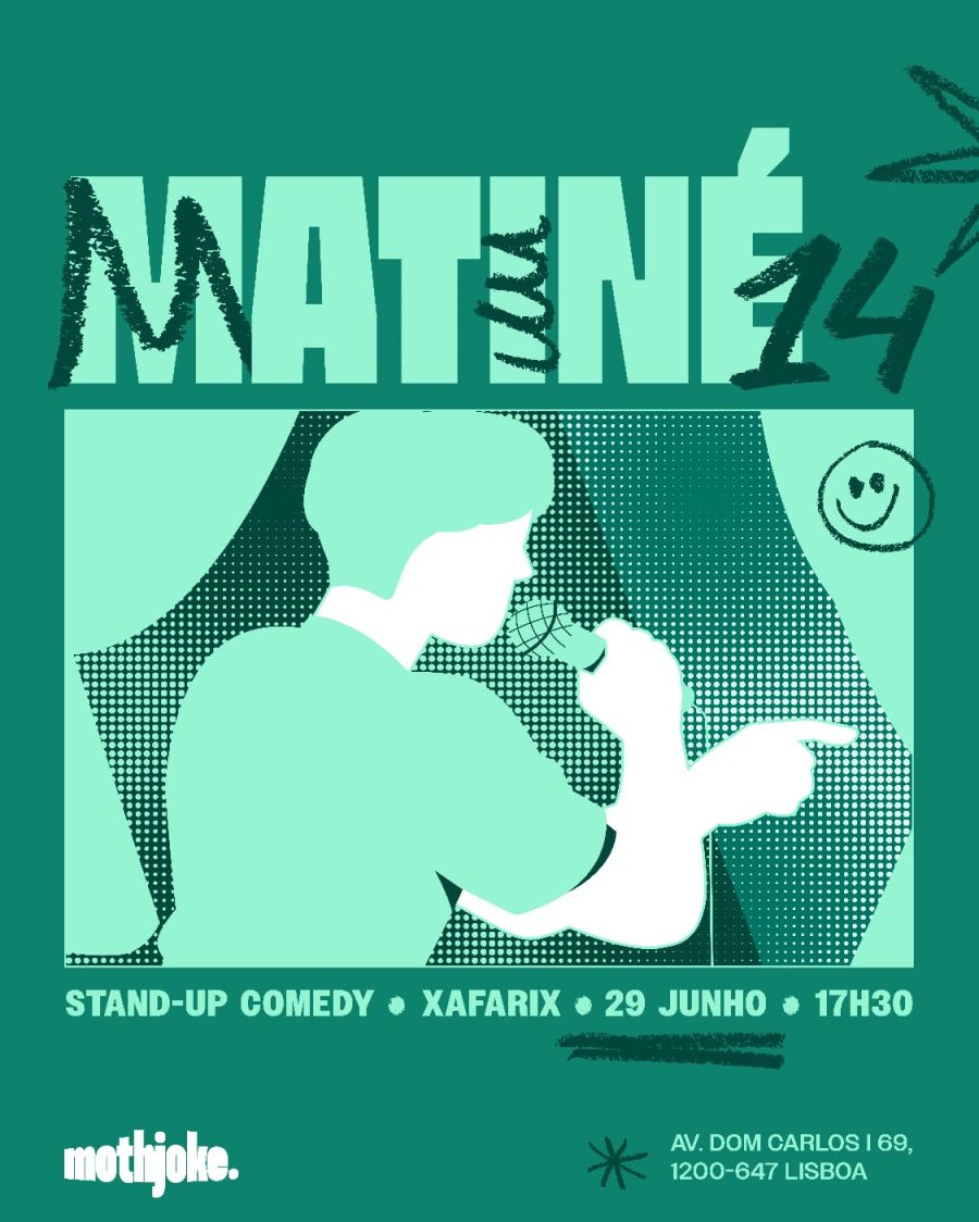 Matine de Stand-Up Comedy em Português e de tarde