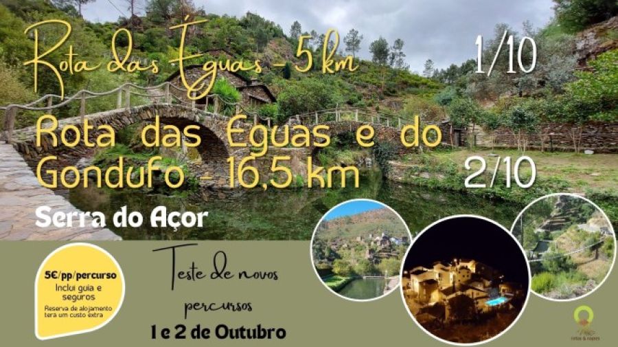 Teste de novos percursos na Serra do Açor - 'Rota das Éguas' & 'Rota das Éguas e do Gondufo'