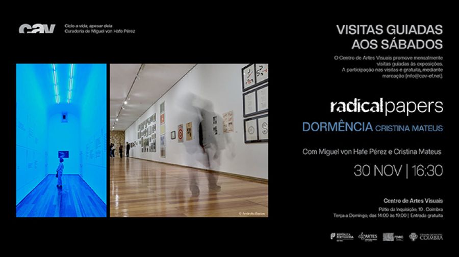 Visita guiada e conversa: RADICAL PAPERS + DORMÊNCIA