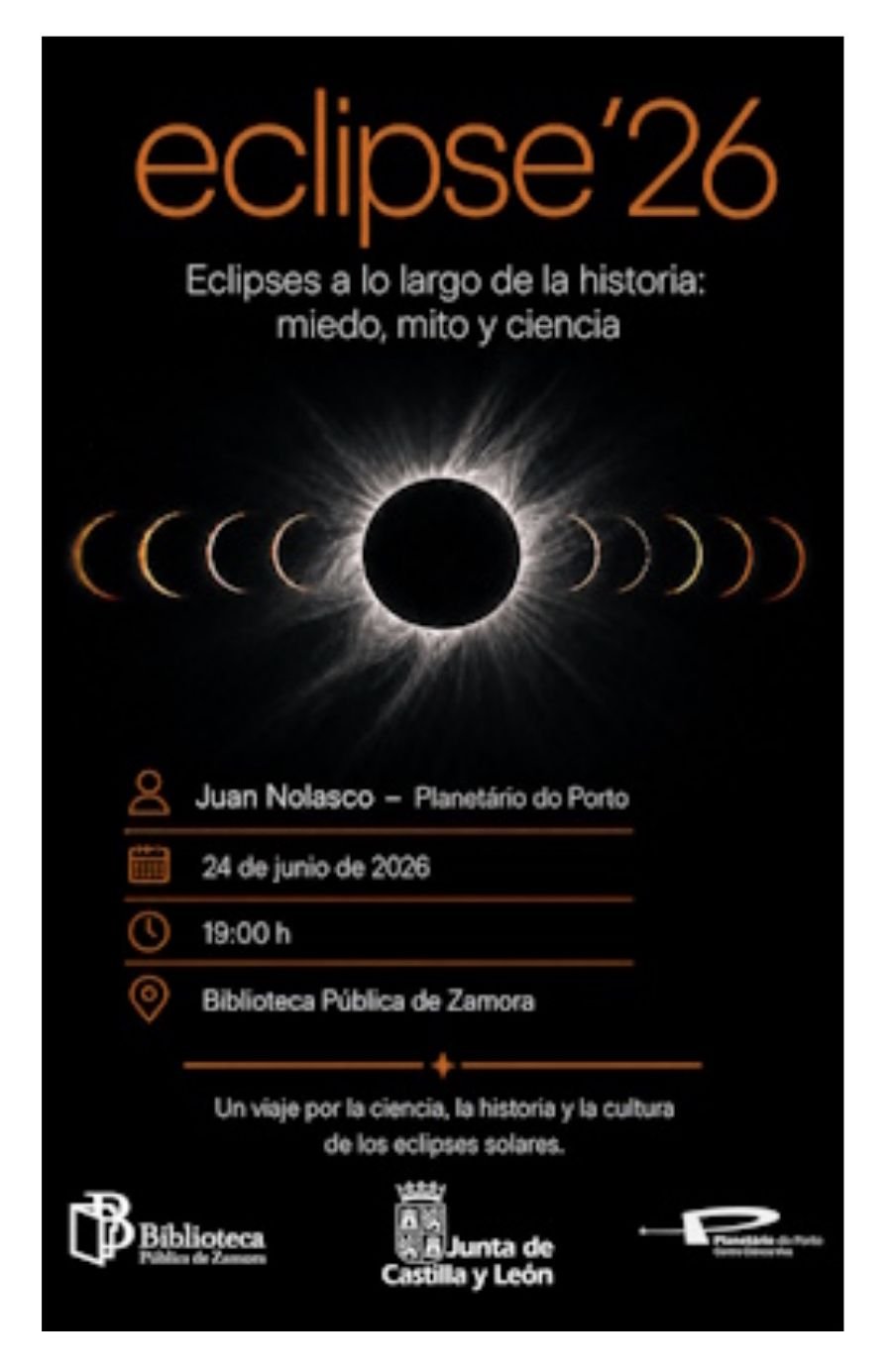 Conferencia “Eclipses a lo largo de la historia: miedo, mito y ciencia”