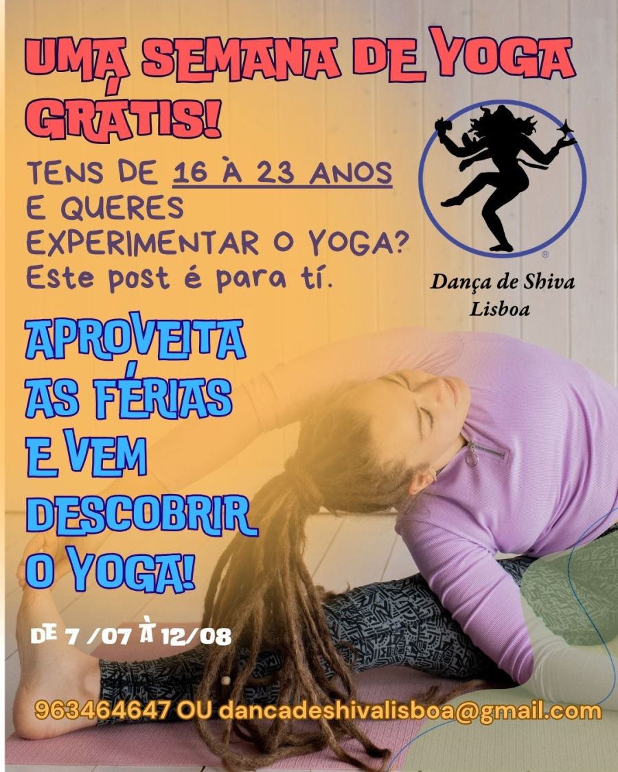 Uma semana de Yoga grátis!