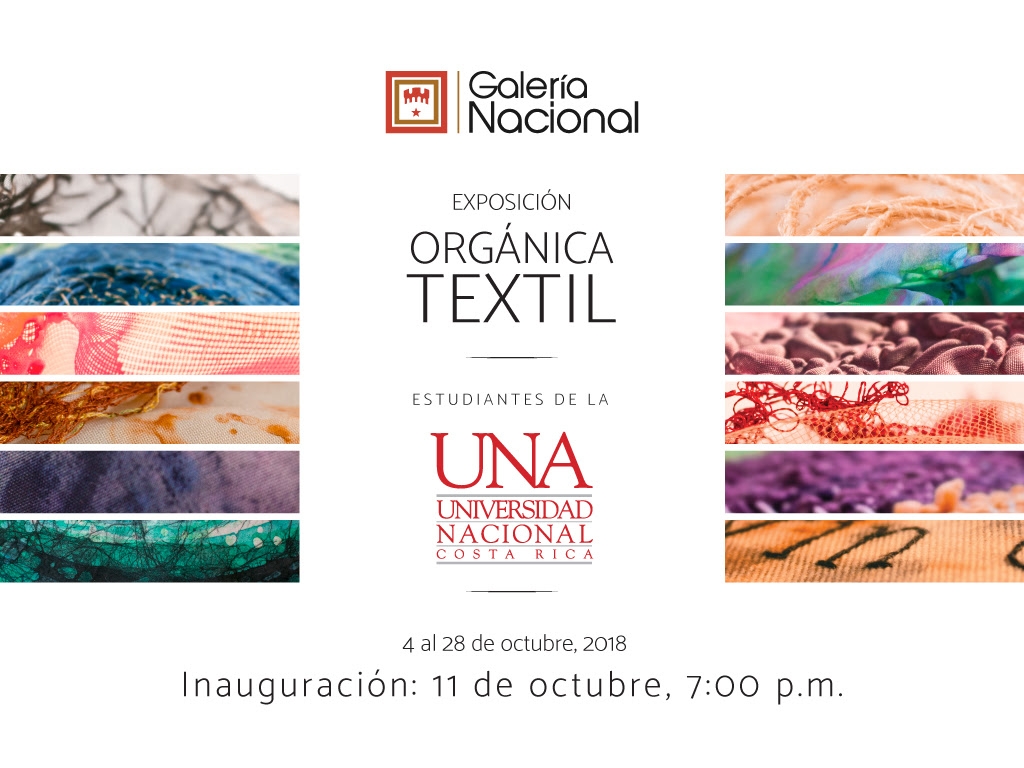Orgánica textil. Estudiantes de la UNA. Arte textil