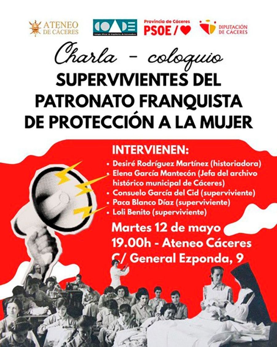 Charla - Supervivientes del patronato franquista de protección a la mujer 