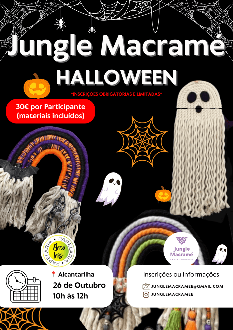 Halloween em Macramé