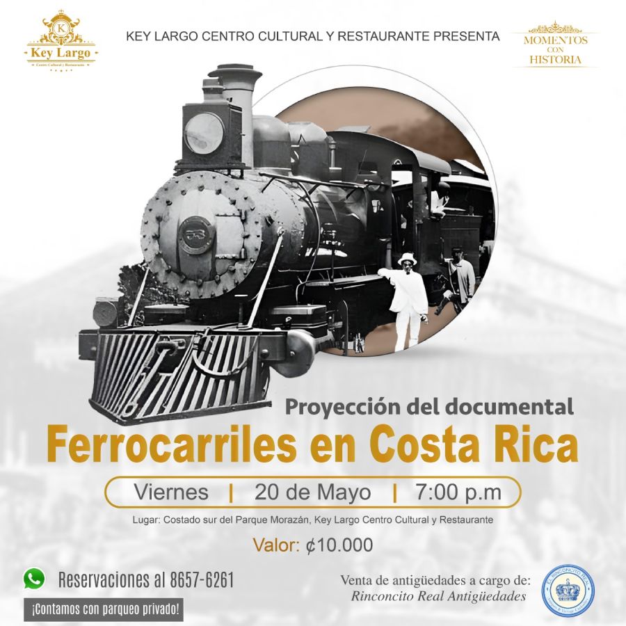 Proyección de Documental Ferrocarriles de Costa Rica