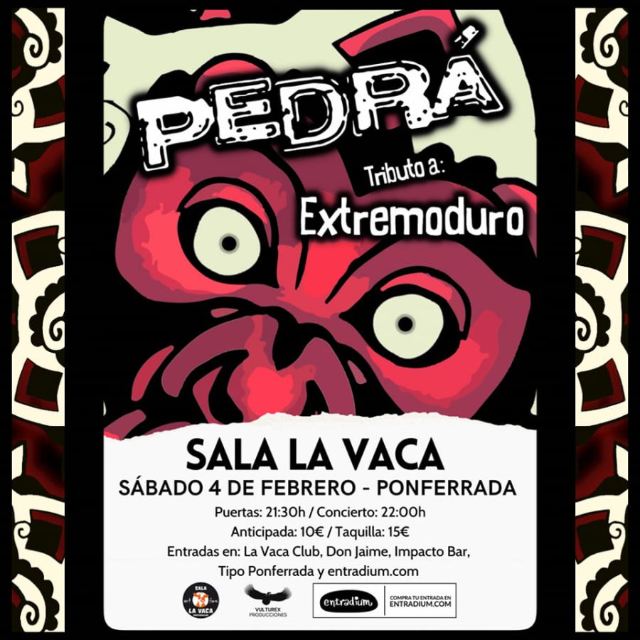 Concierto | PEDRÁ (Tributo a Extremoduro) 