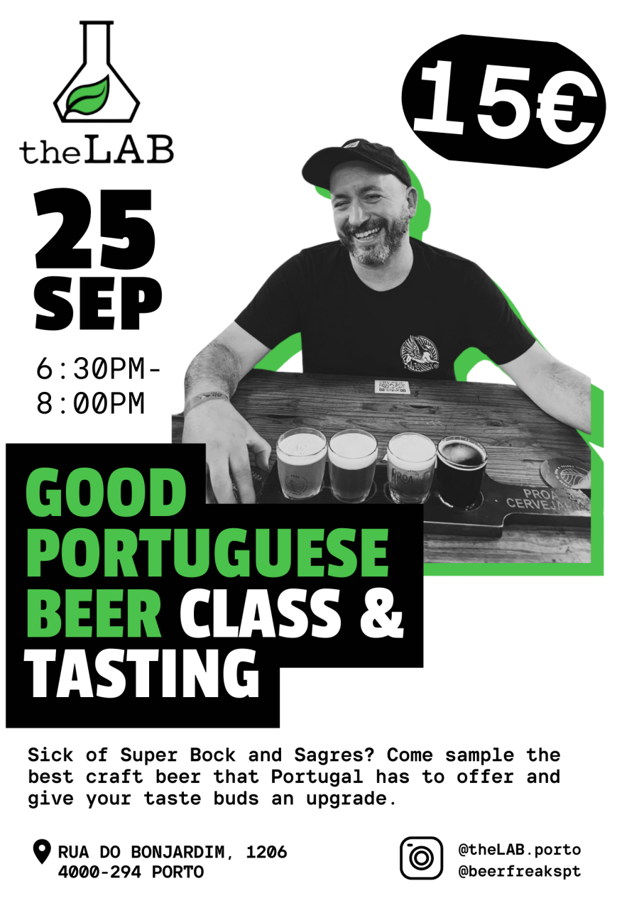 25 September | Good Portuguese Beer Class & Tasting