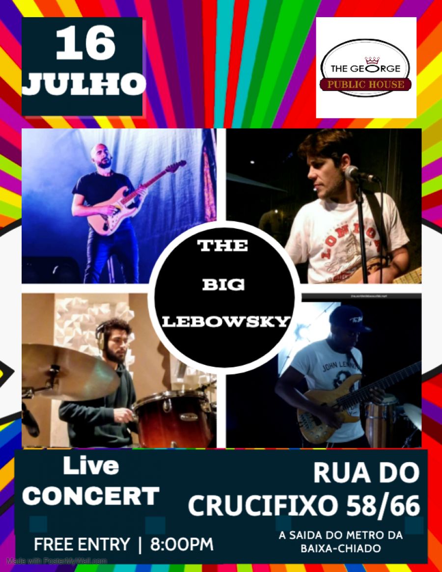 COVER BAND THE BIG LEBOWSKY LIVE AT THE GEORGE LISBON