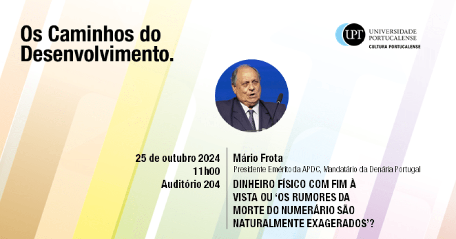 Seminário “Dinheiro físico com fim à vista ou ‘os rumores da morte do numerário são naturalmente exagerados’?”