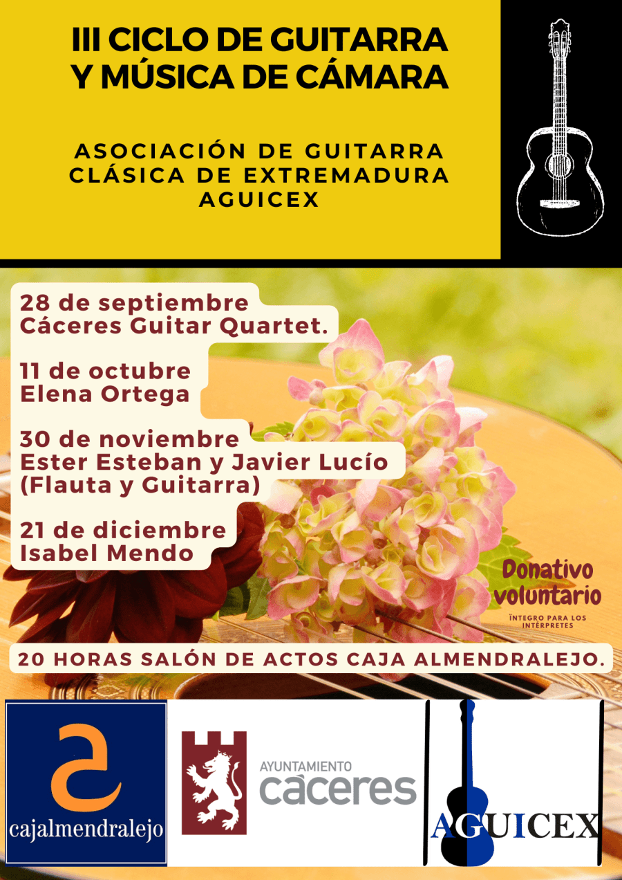 III CICLO DE GUITARRA Y MÚSICA DE CÁMARA