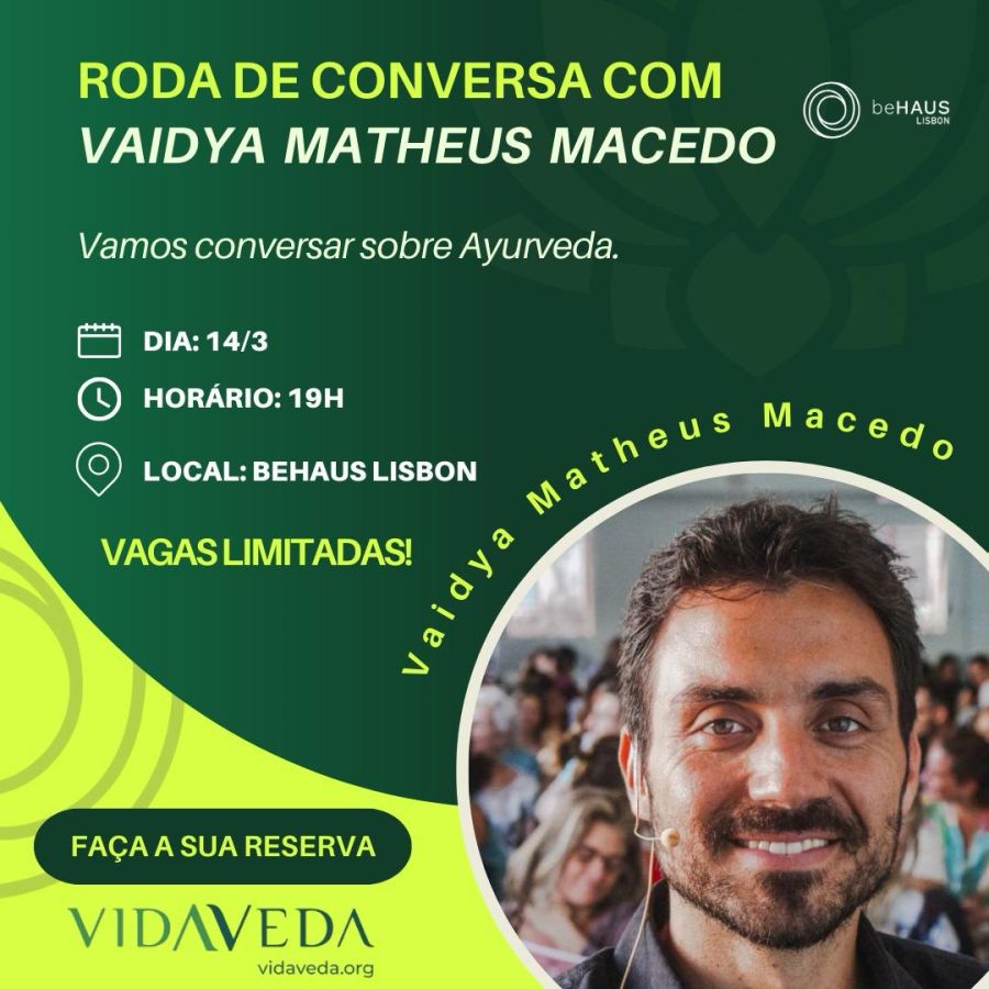 Roda de conversa com Matheus Macedo