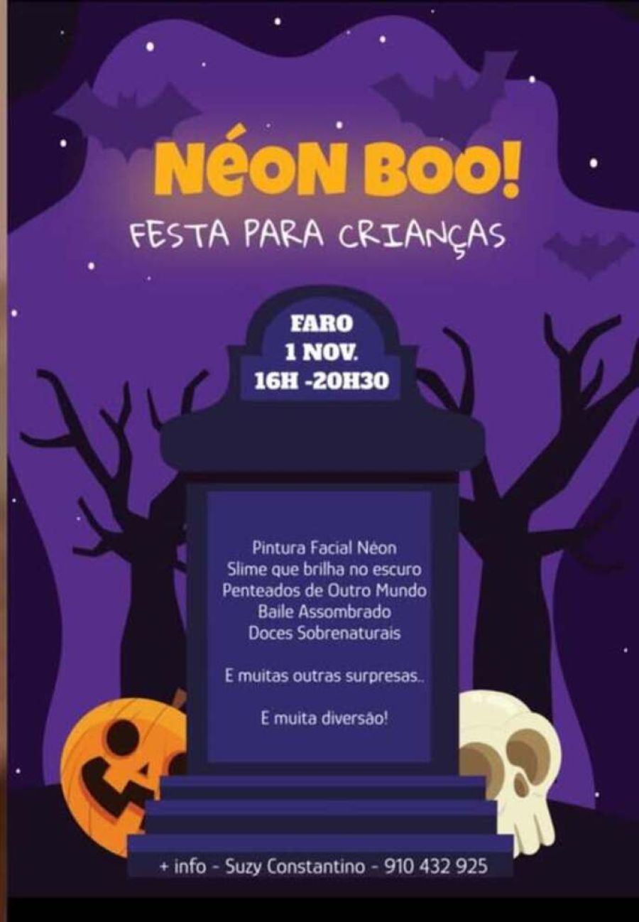 FESTA NEON BOO- ESPECIAL HALOWEEN