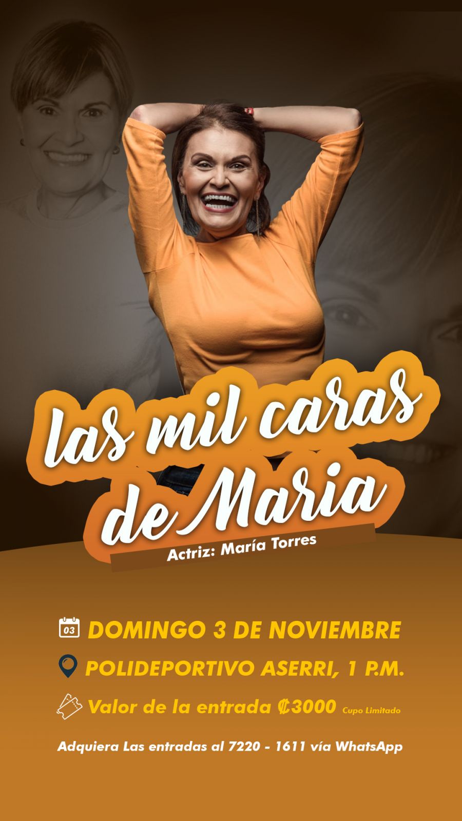Las mil caras de María. María Torres. Comedia