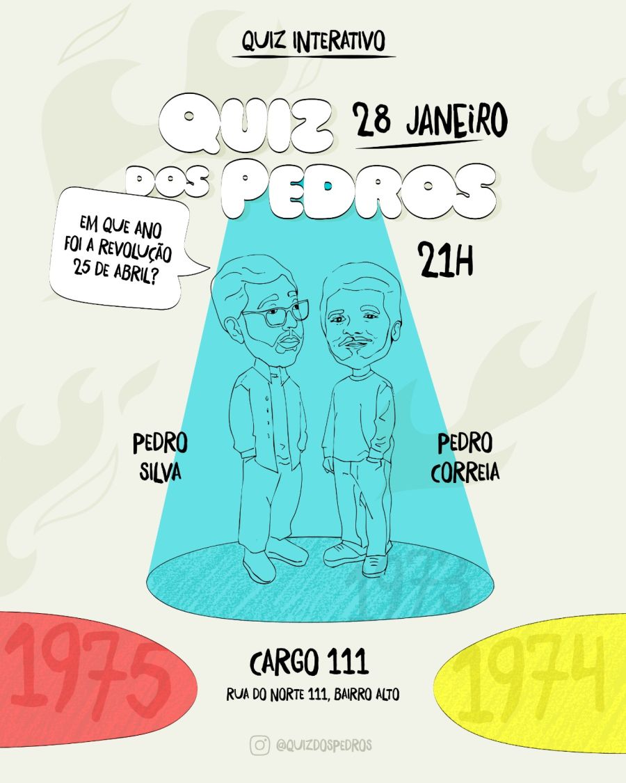 Quiz dos Pedros - 28 janeiro
