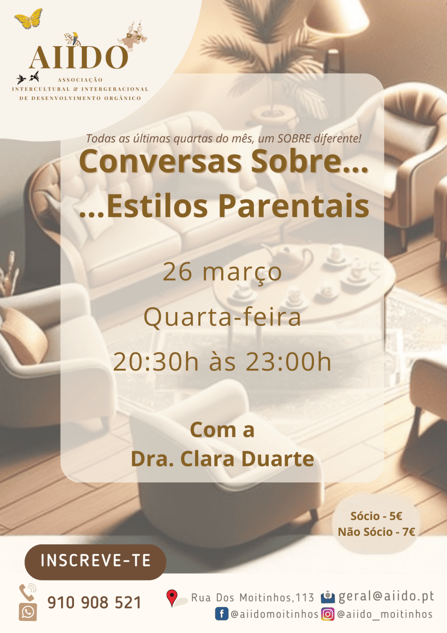 Conversas Sobre... Estilos Parentais... na AiiDO