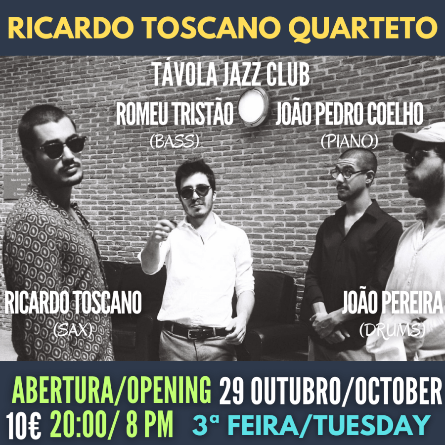 Ricardo Toscano Quarteto - Live Jazz no Távola Jazz Club