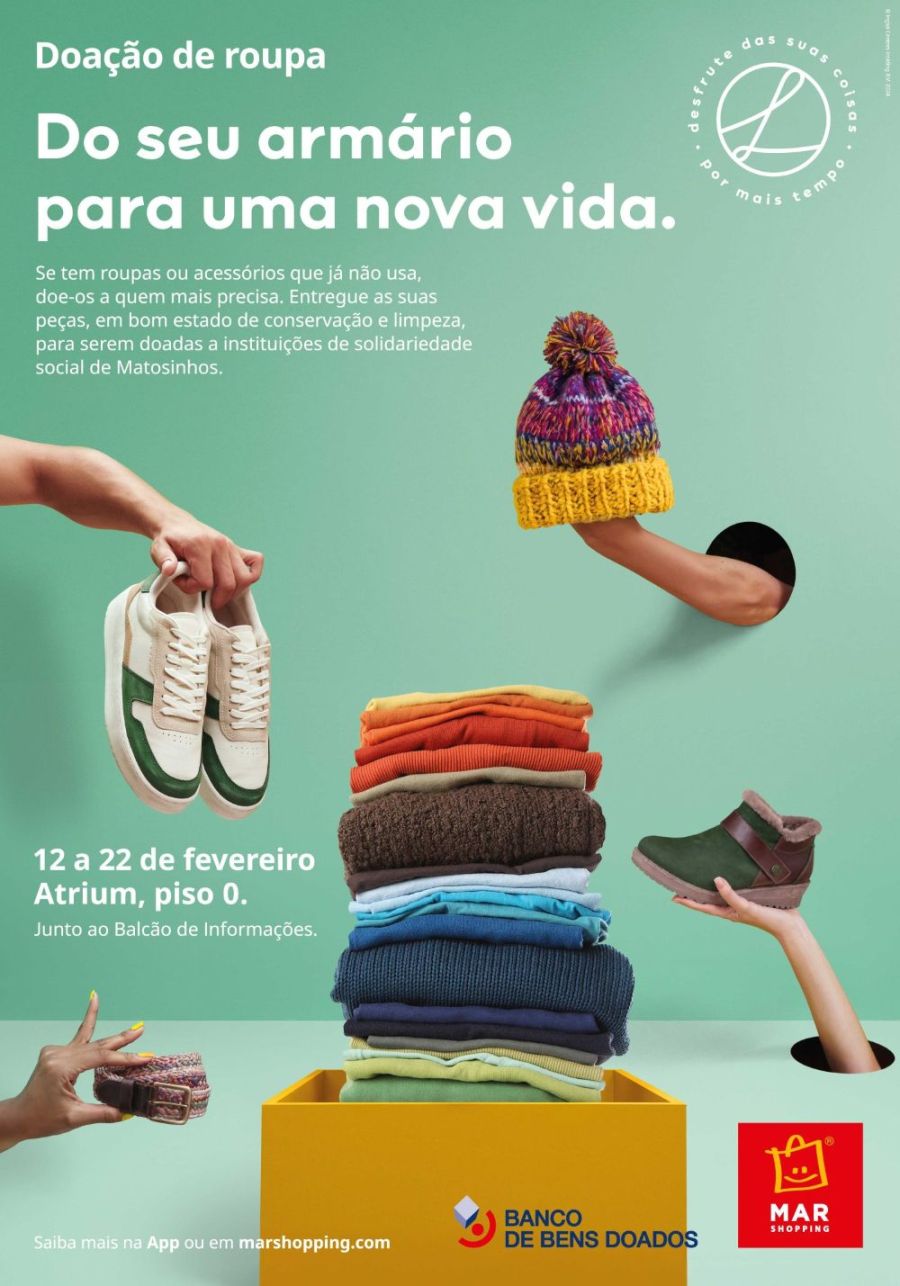 MAR Shopping Algarve e MAR Shopping Matosinhos reforçam compromisso com a sustentabilidade na 6ª edição do 'Love Your Stuff for Longer'