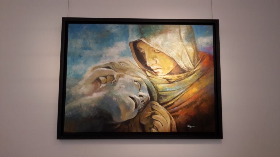 Exposição «Pietà» de Santiago Belacqua