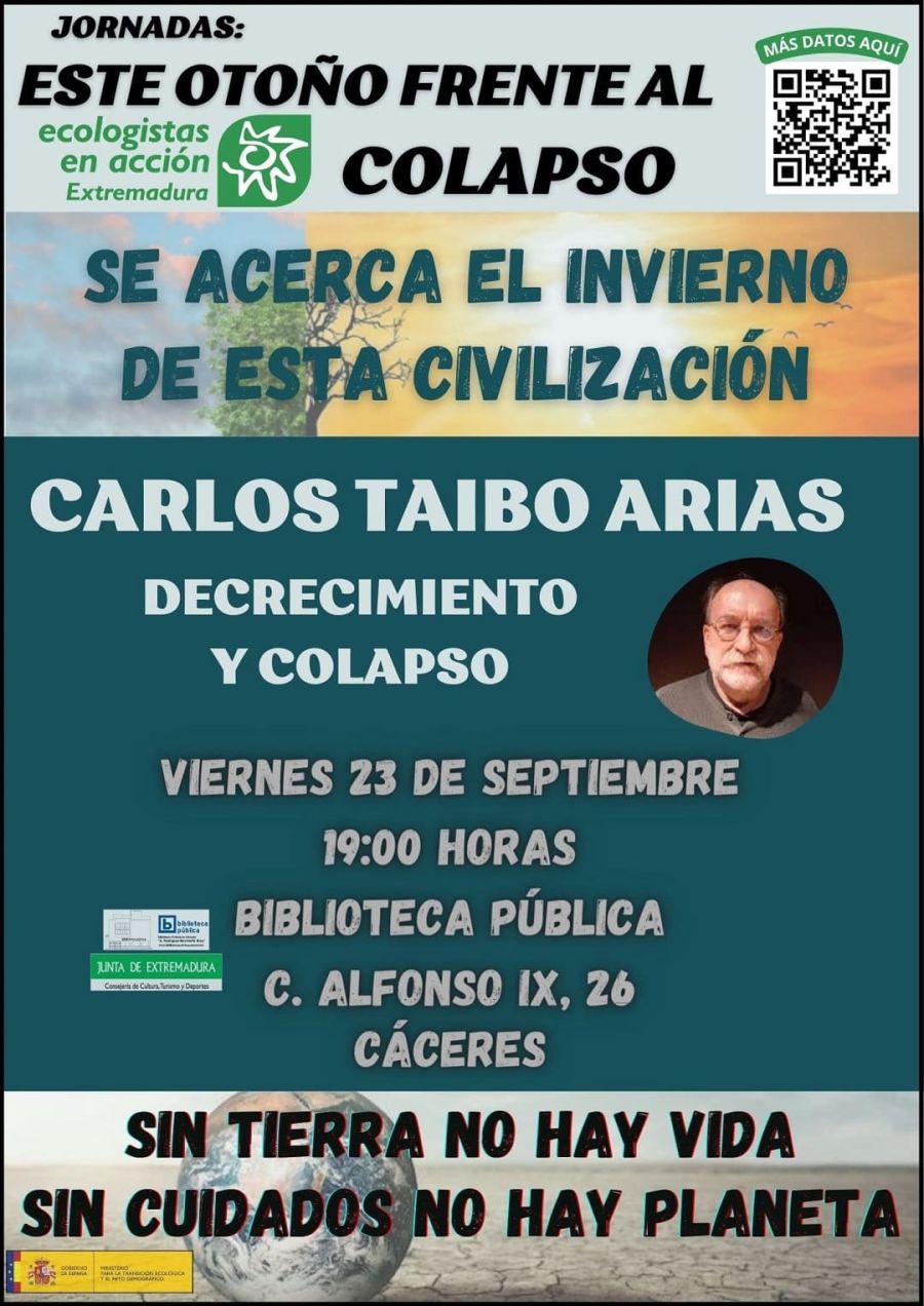 Decrecimiento y colapso. Carlos Taibo Arias