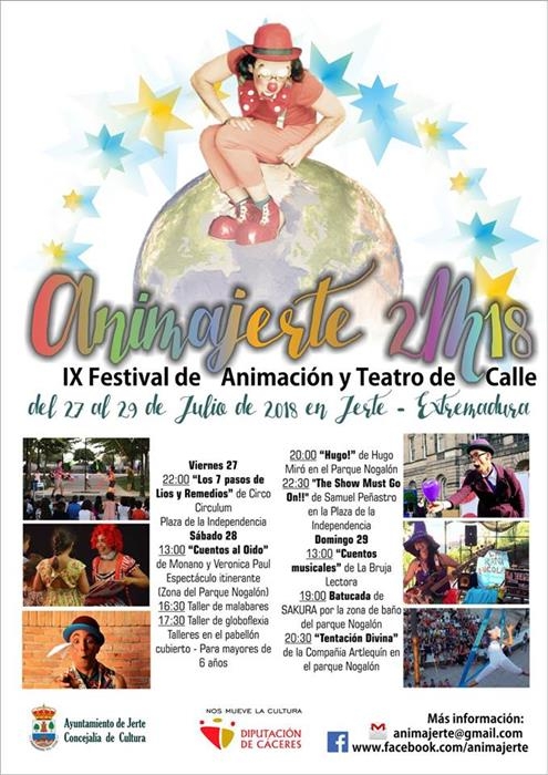 ANIMAJERTE 2018 || IX Festival de Animación y Teatro de Calle