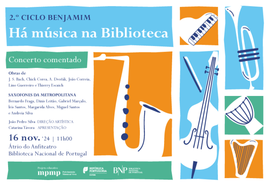 CONCERTO | 2.º ciclo Benjamim - Há música na Biblioteca