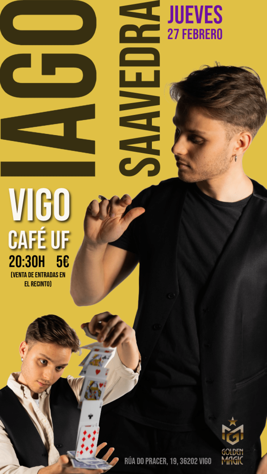 Iago Saavedra en Vigo 