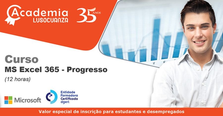 Academia Luso Cuanza - Curso MS Excel - Progresso