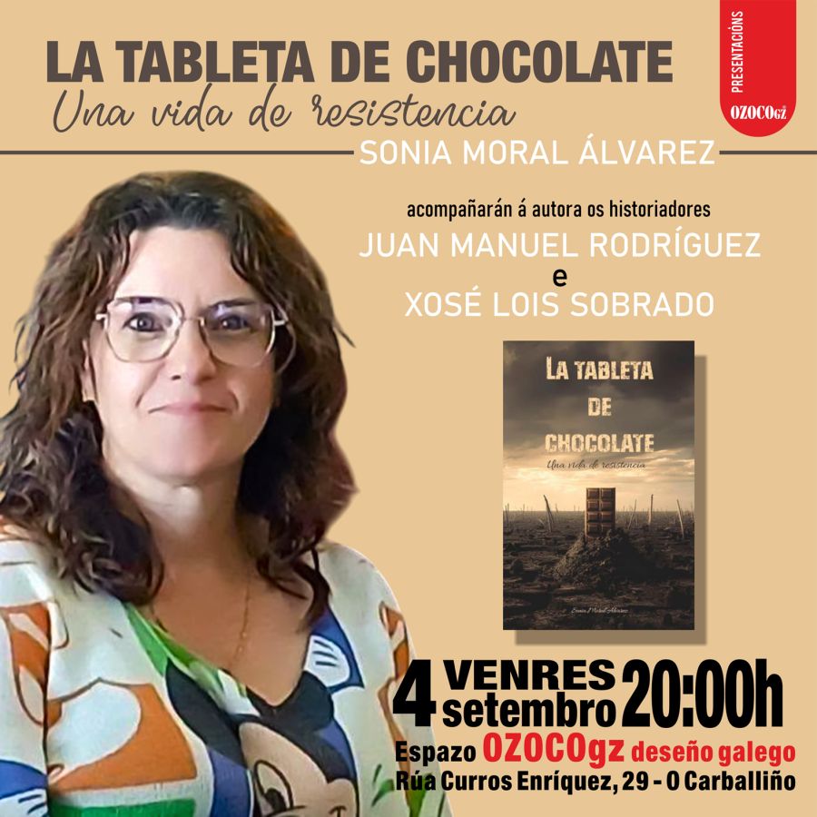 Presentación de «La Tableta de Chocolate. Una vida de resistencia», de Sonia Moral