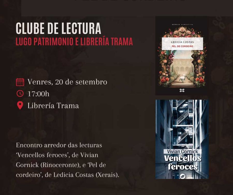Club de lectura de Lugo Patrimonio y Librería Trama