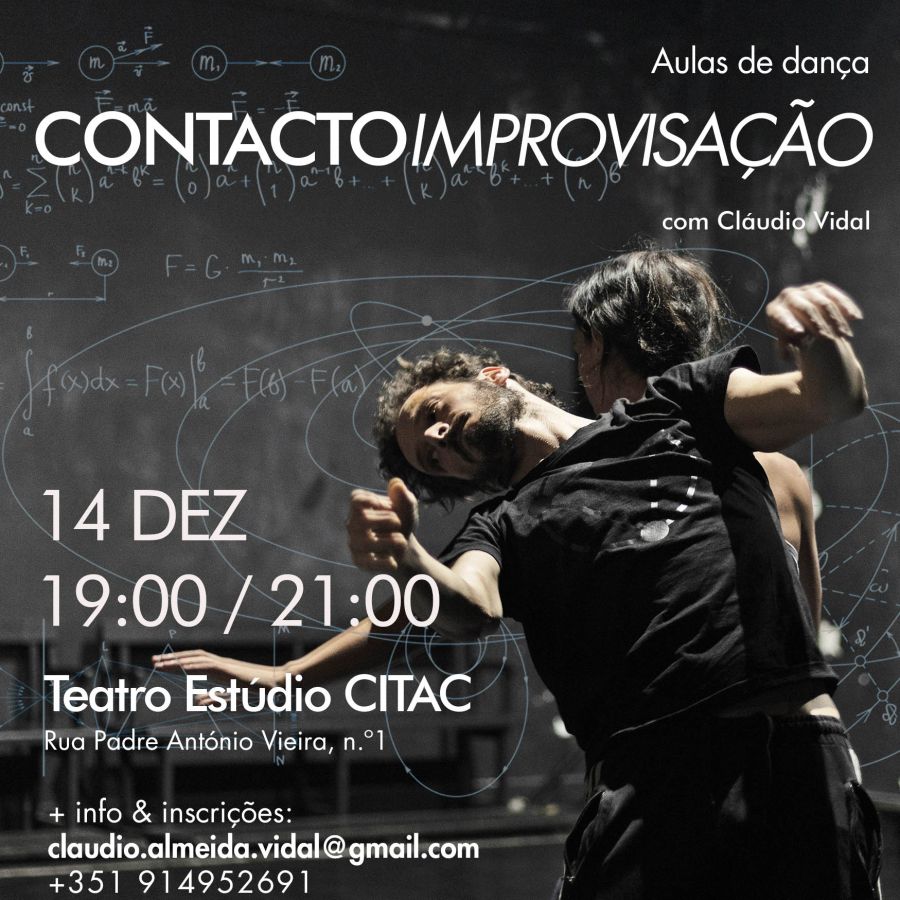 Aula de Dança :  CONTACTO IMPROVISAÇÃO