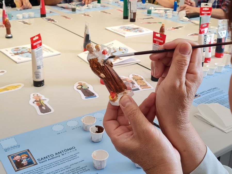 Oficina • Sortes e Tradições - Pintura de Santo António