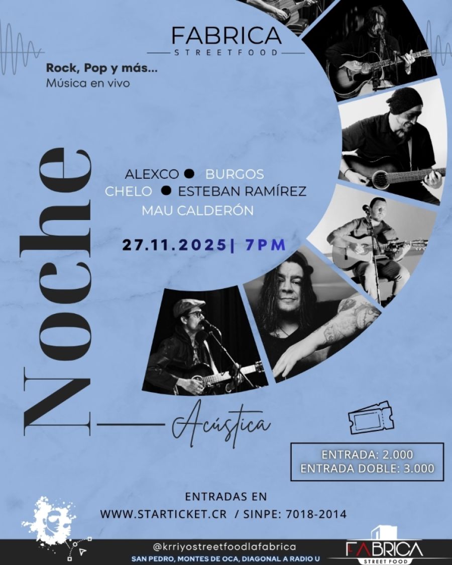 Noche Acústica en La Fábrica Streetfood