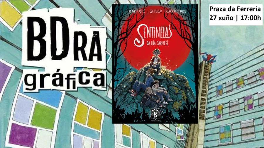 Presentación e sinaturas de SENTINELAS DA LÚA CARMESÍ