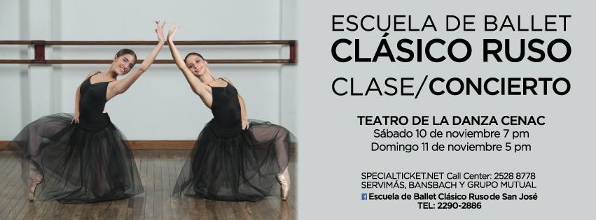 Clase, concierto. Escuela de Ballet Clásico Ruso