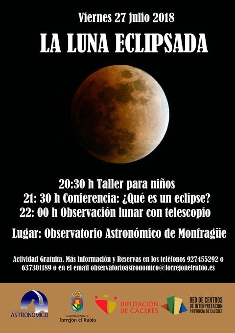 'LA LUNA ECLIPSADA' || Observatorio Astronómico de Monfragüe