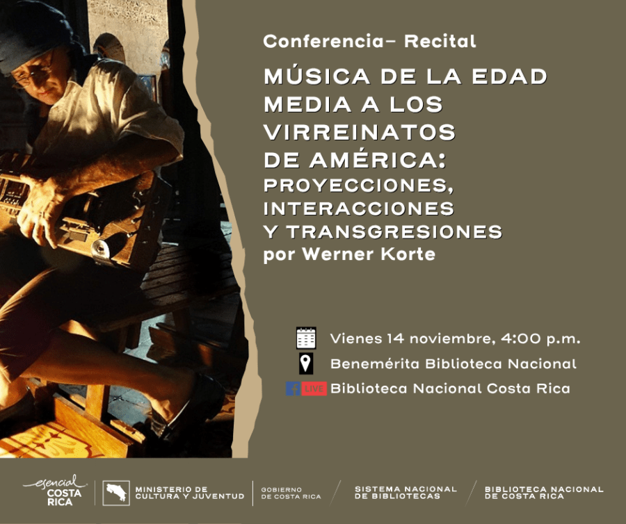 Conferencia-Recital 'Música de la Edad Media a los Virreinatos de América: Proyecciones, Interacciones y Transgresiones'