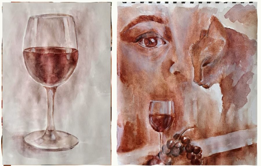 Workshop de Pintura com Vinho