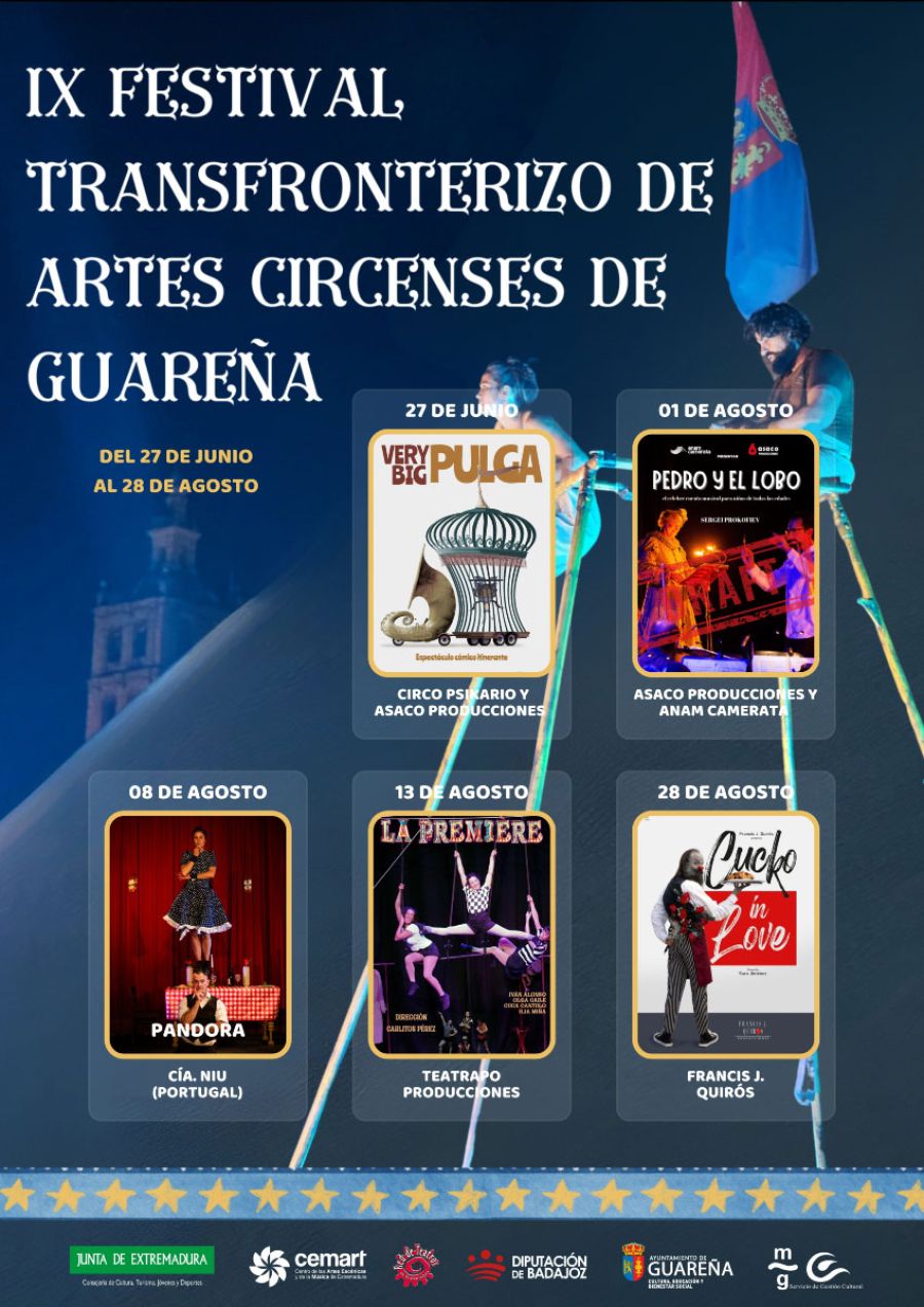 IX Festival Transfronterizo de Artes Circenses de Guareña 2025
