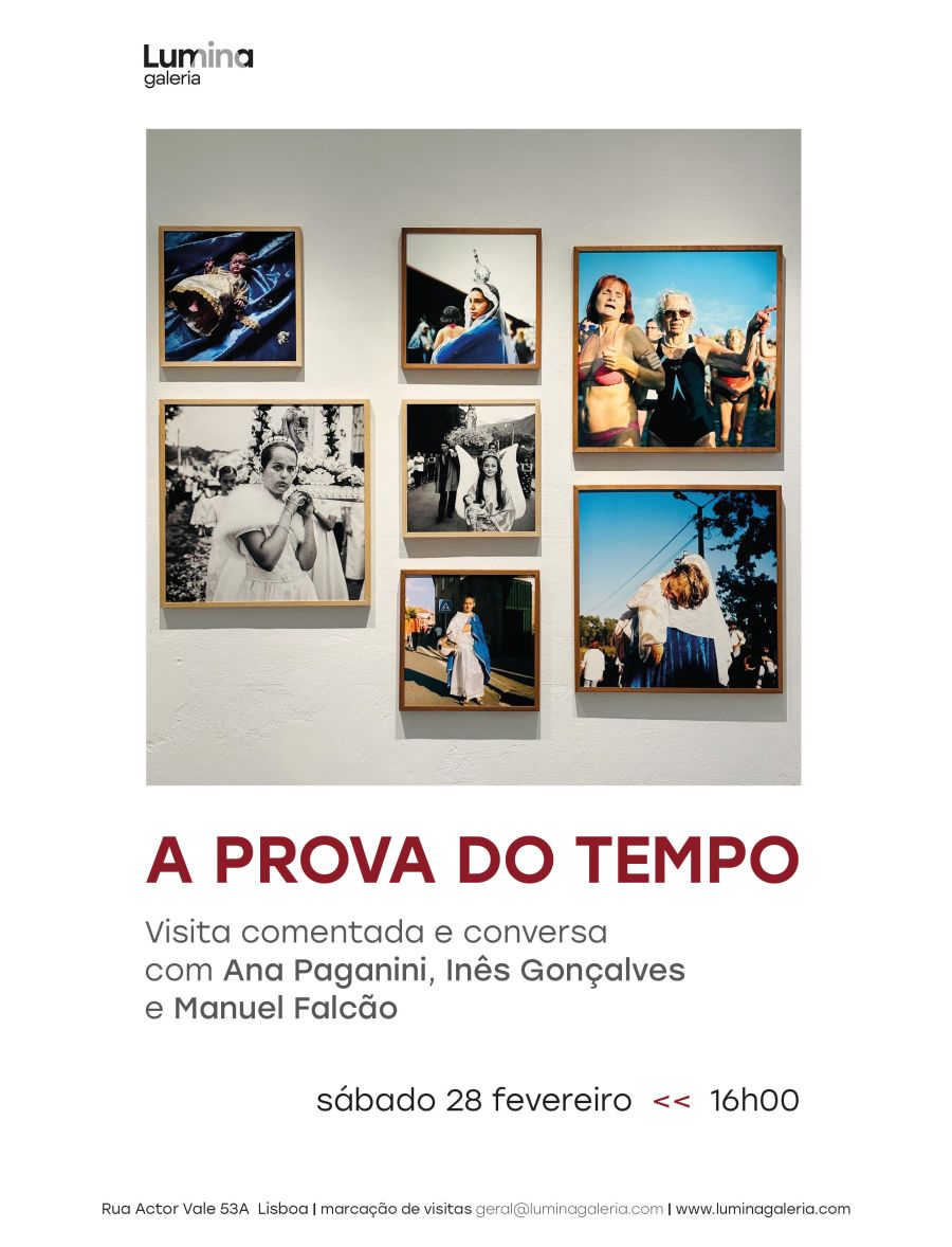 Visita comentada e conversa com Ana Paganini, Inês Gonçalves e Manuel Falcão